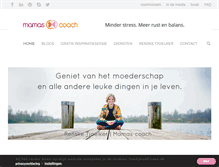 Tablet Screenshot of mamas-coach.nl